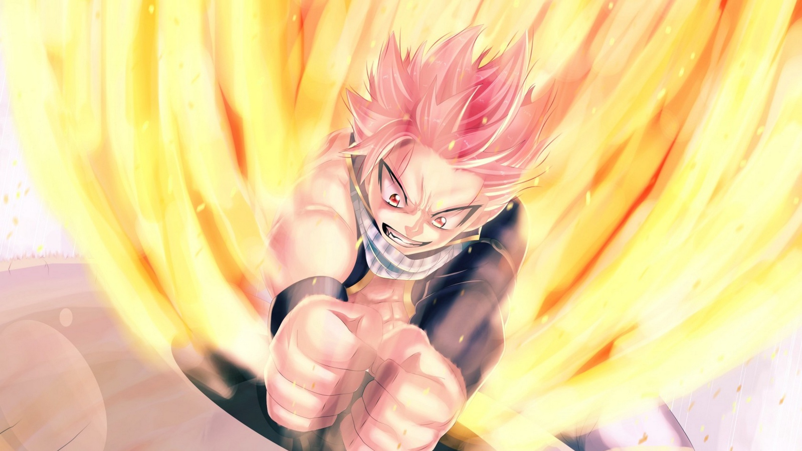 Wallpaper Fairy Tail, Natsu Dragneel, Man, Anger - Fairy Tail , HD Wallpaper & Backgrounds
