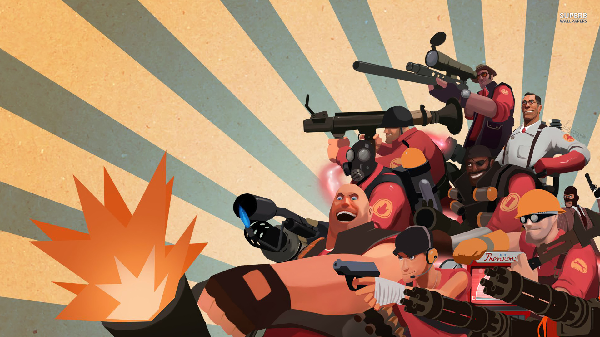 Team Fortress 2 Wallpaper - Team Fortress 2 , HD Wallpaper & Backgrounds