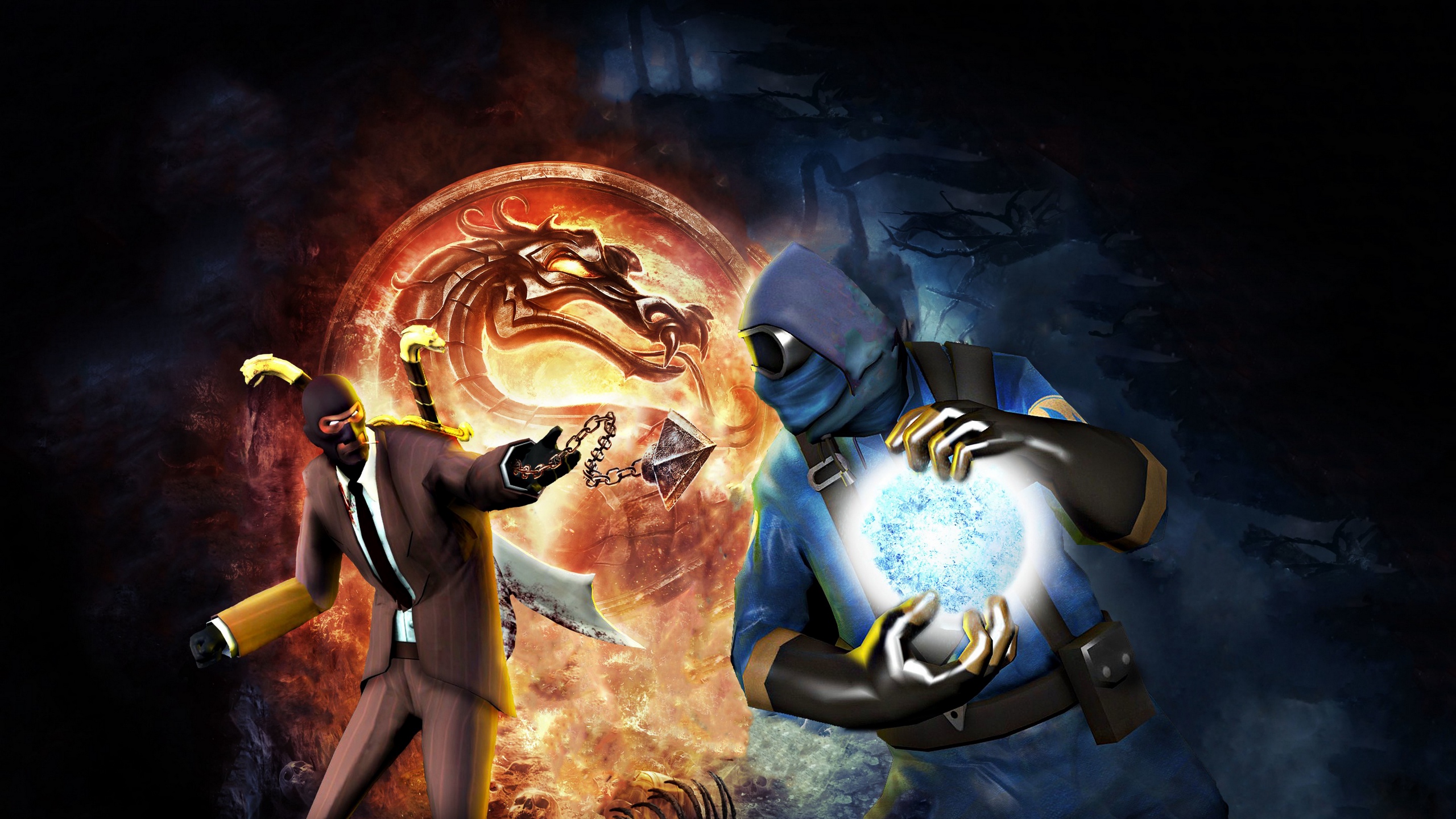 Wallpaper Spy, Pyro, Team Fortress 2, Mortal Kombat, - Tf2 Pyro , HD Wallpaper & Backgrounds