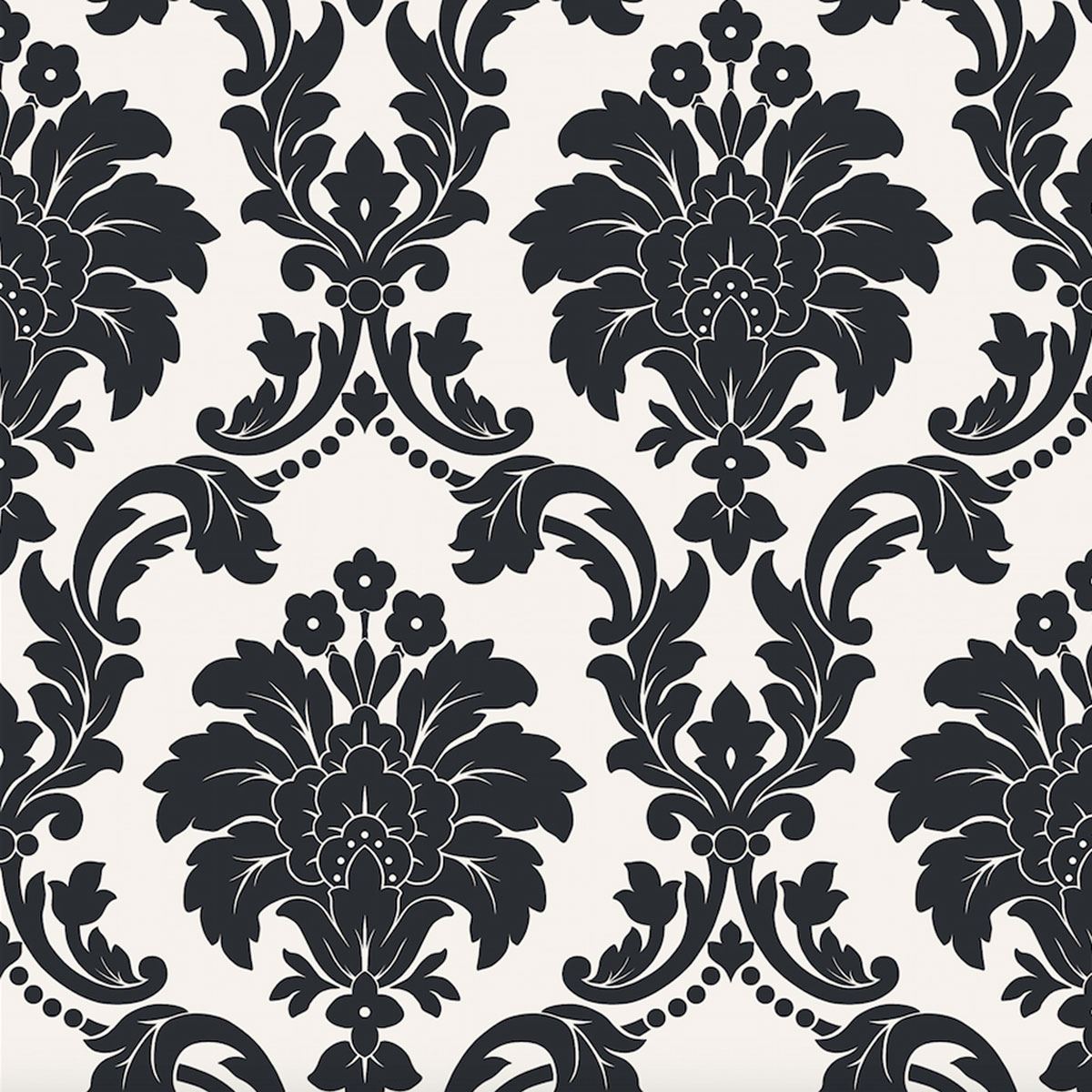 Arthouse Romeo Damask Wallpaper - Black And White Wallpaper Design For Living Room , HD Wallpaper & Backgrounds