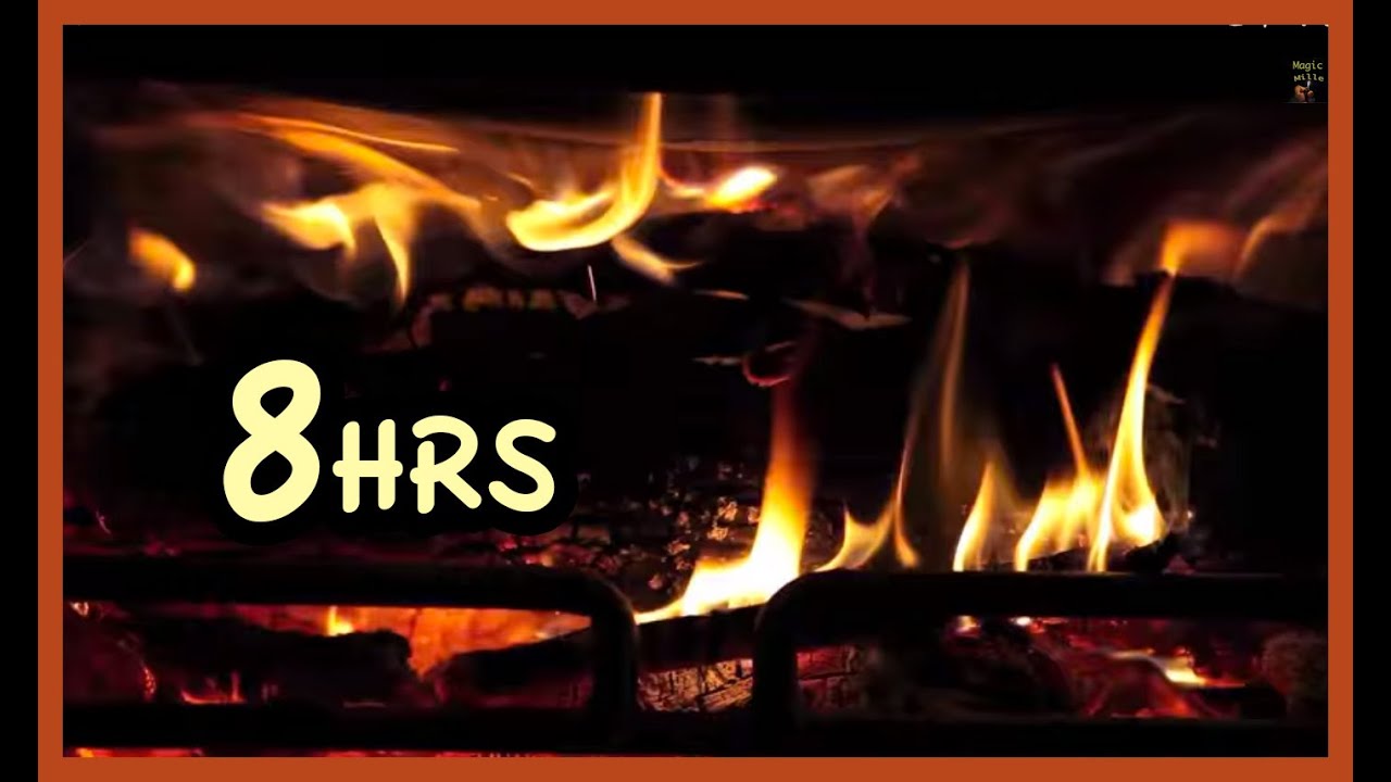 8 Hrs Beast Fireplace Realistic Screensaver - Fireplace Screensaver , HD Wallpaper & Backgrounds