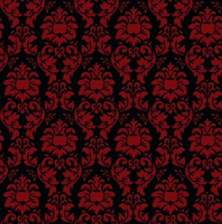Red Damask Wallpaper Feat Red And Black Damask Wallpaper - Red And Black Wallpaper Designs , HD Wallpaper & Backgrounds