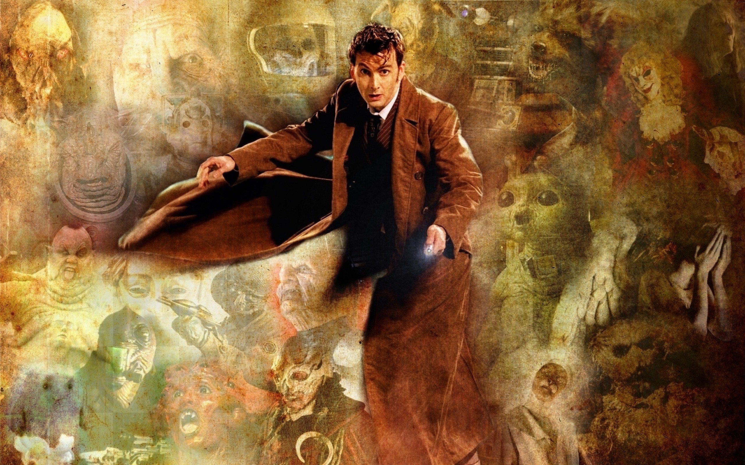 Doctor Who, The Doctor, Tardis, David Tennant, Tenth , HD Wallpaper & Backgrounds