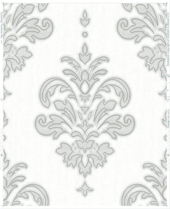 Design Demask Wallpaper X Damask Wallpaper Roll Damask - Motif , HD Wallpaper & Backgrounds