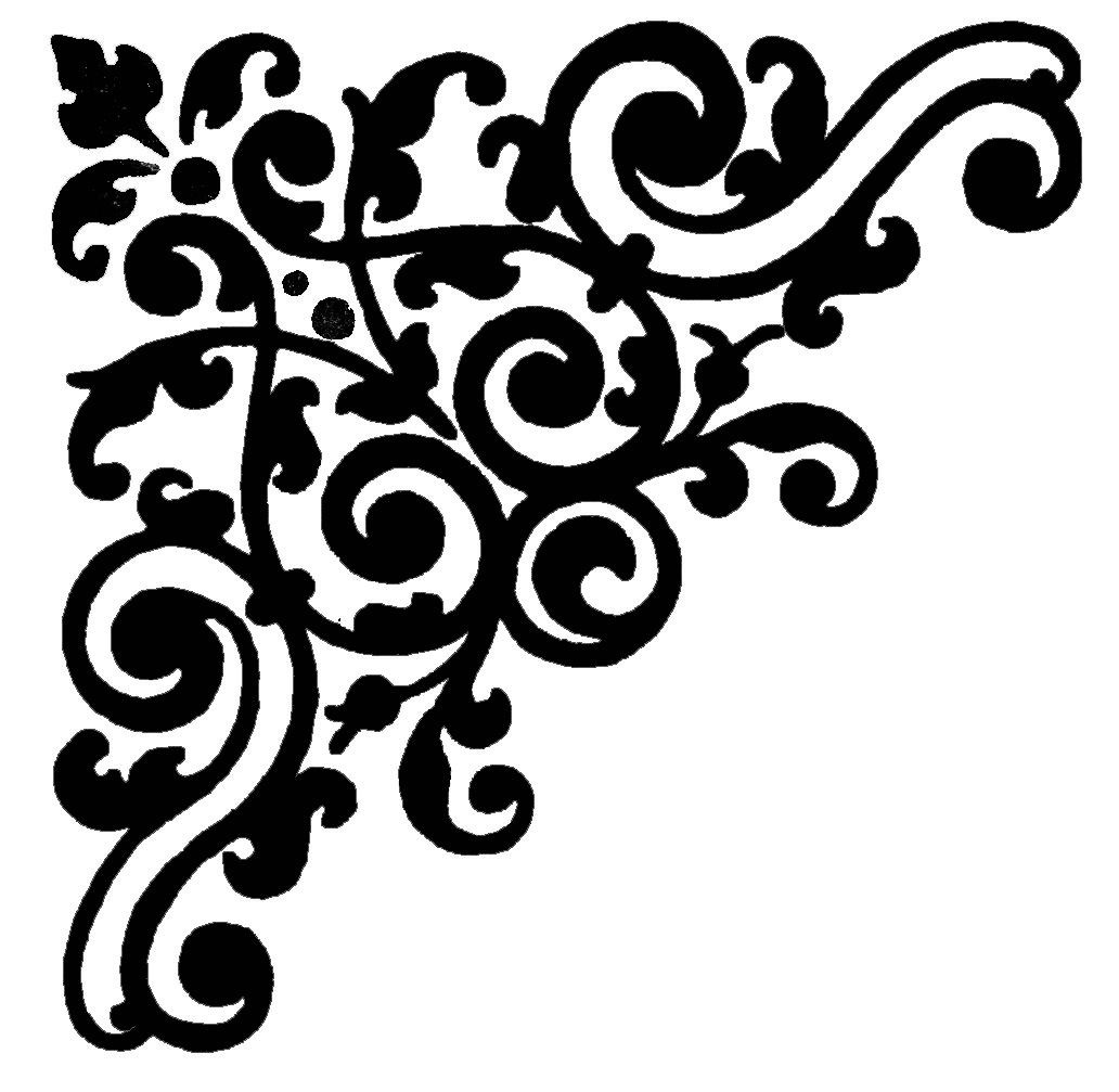 Black And White Damask Wallpaper Designs Gallery - Damask Corners , HD Wallpaper & Backgrounds