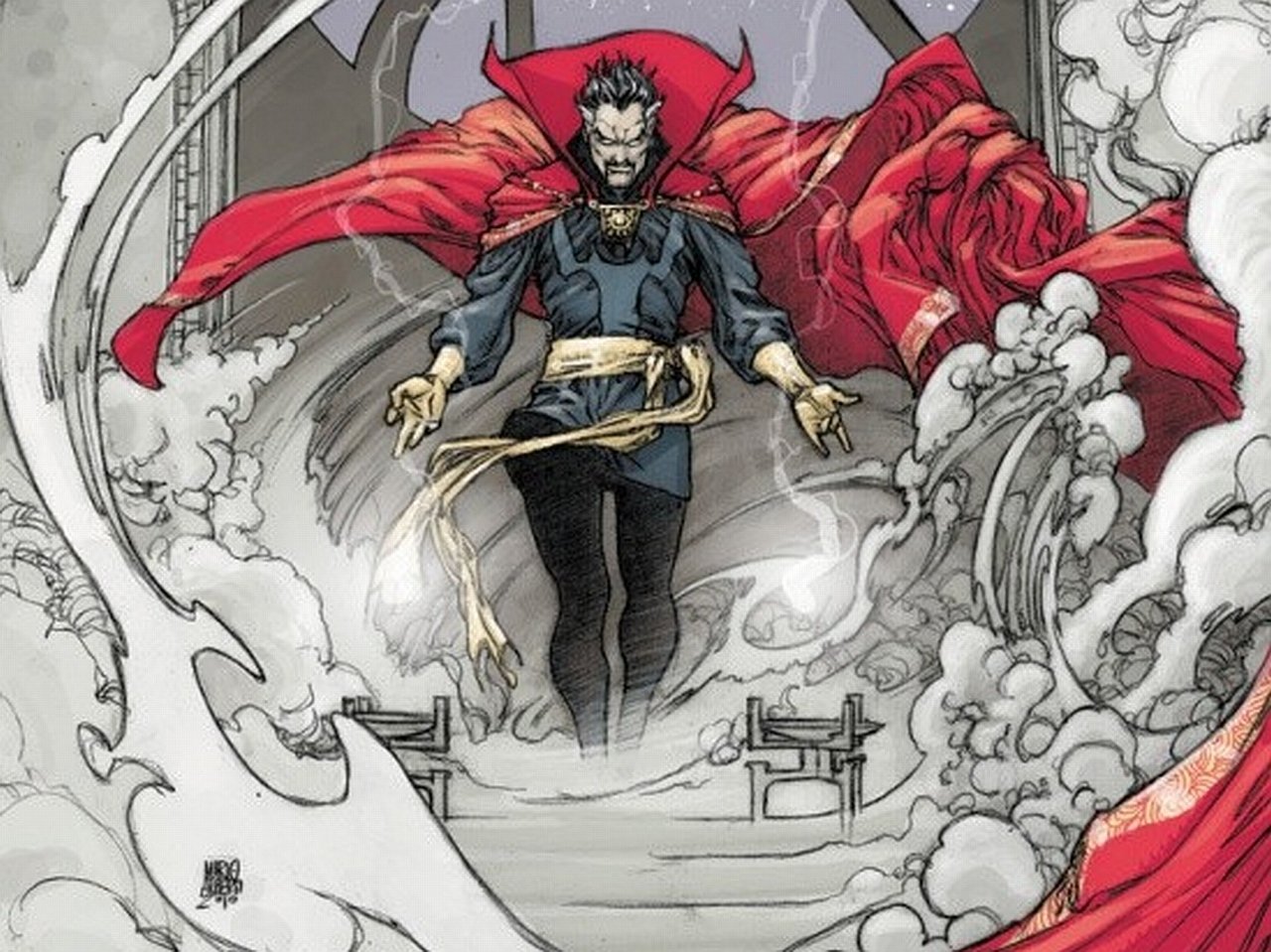 Doctor Strange - Avengers Dr Strange Comic , HD Wallpaper & Backgrounds