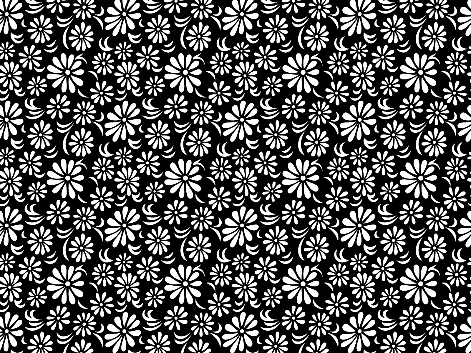 Black And White Floral Wallpaper - Flor Wallpaper Black And White , HD Wallpaper & Backgrounds