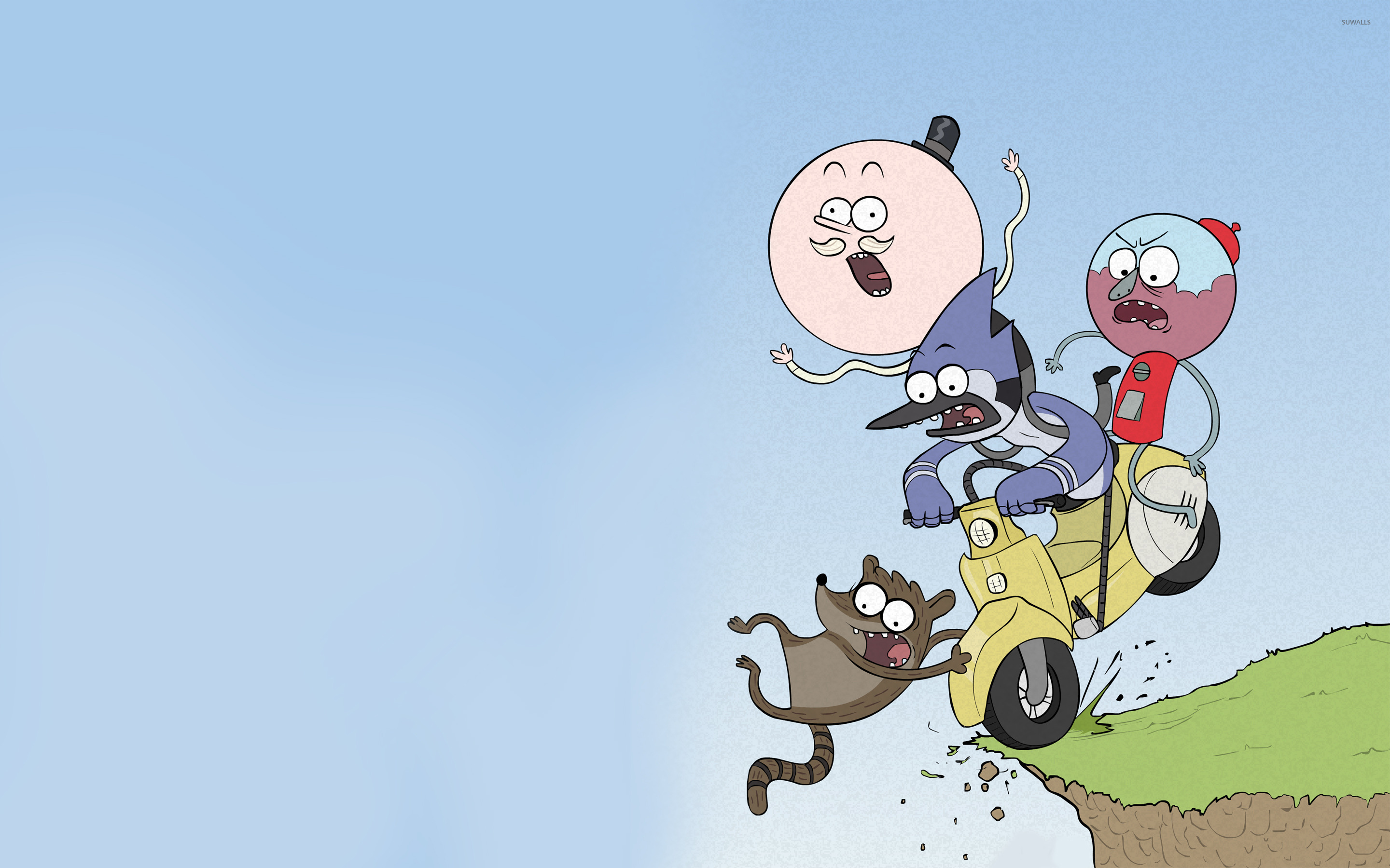 Regular Show Wallpaper - Regular Show Wallpaper Hd Mordecai , HD Wallpaper & Backgrounds