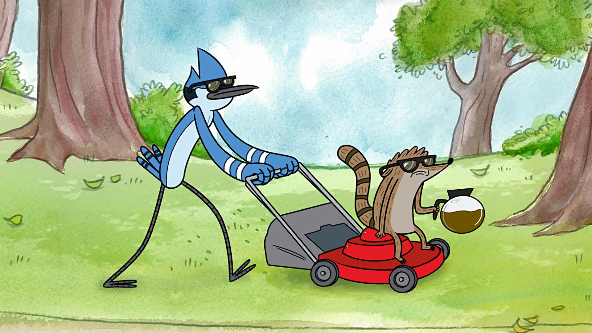 Regular Show Hd Wallpaper - Regular Show Backgrounds , HD Wallpaper & Backgrounds