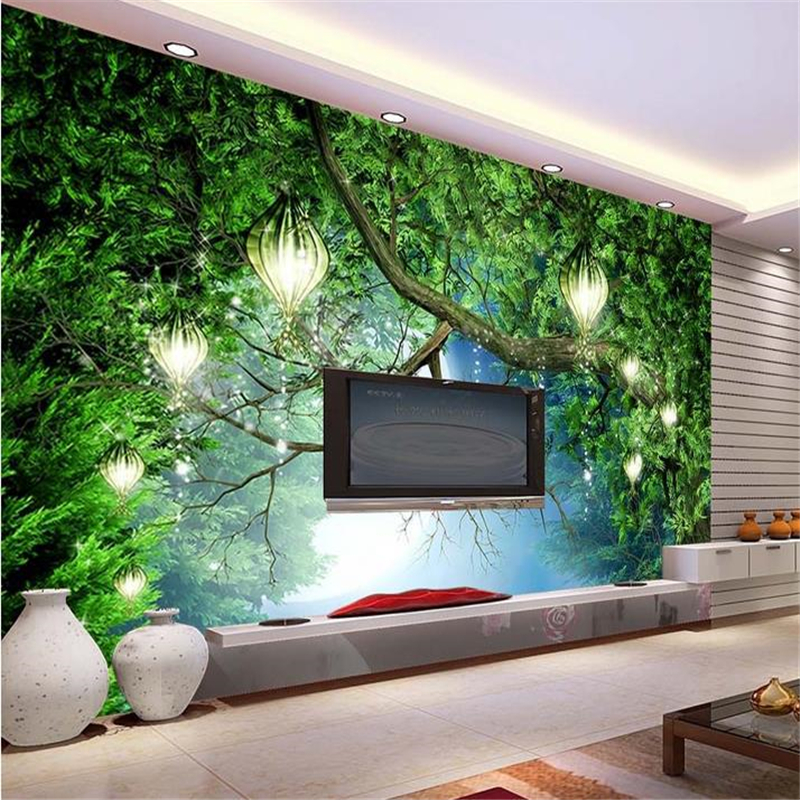 Dream Animal World Jungle Wallpaper Theme Room Restaurant - 3d Hd Wallpaper For Living Room , HD Wallpaper & Backgrounds