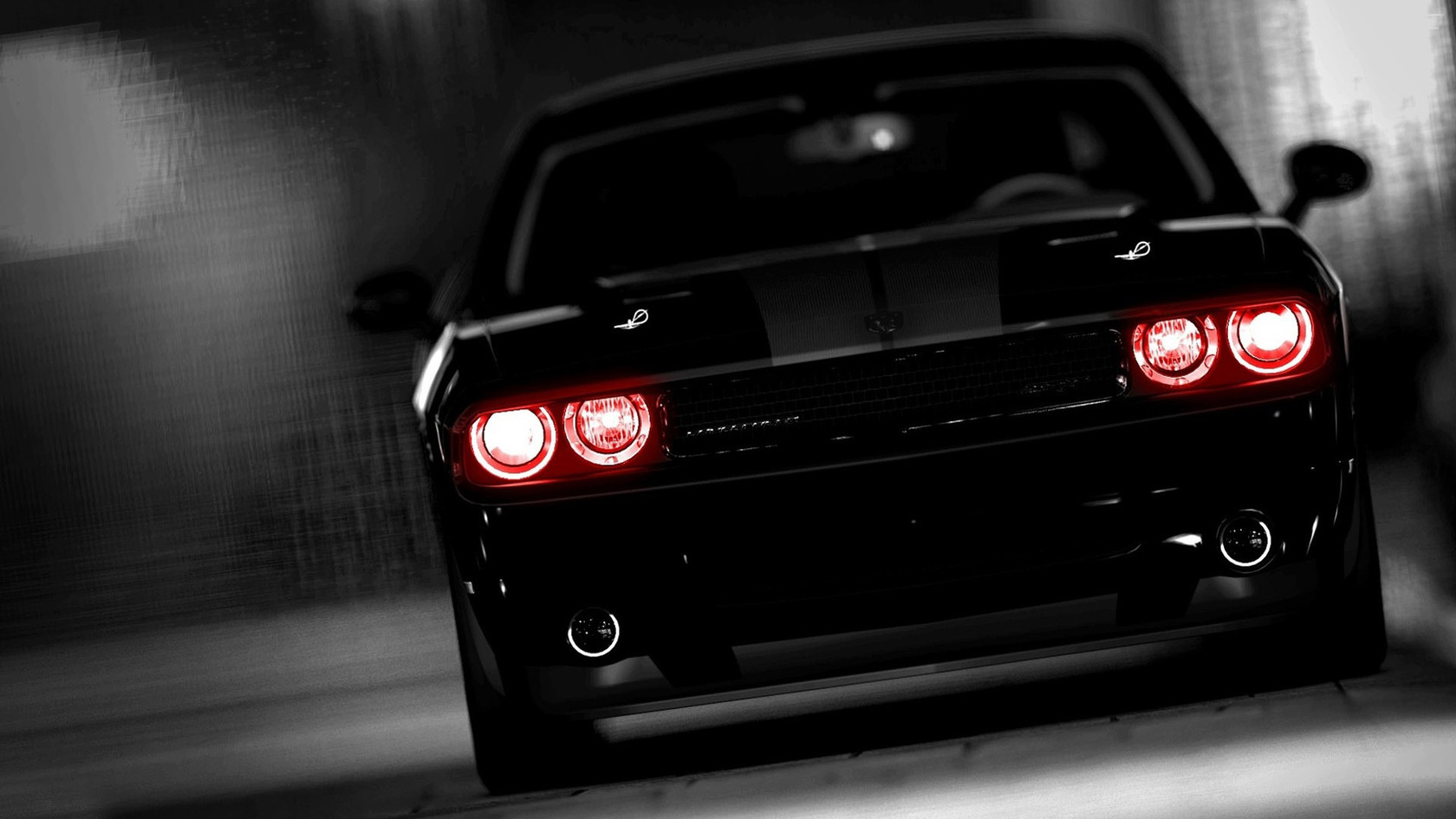 Dodge Challenger Wallpaper - Dodge Challenger Hellcat Wallpaper Black , HD Wallpaper & Backgrounds