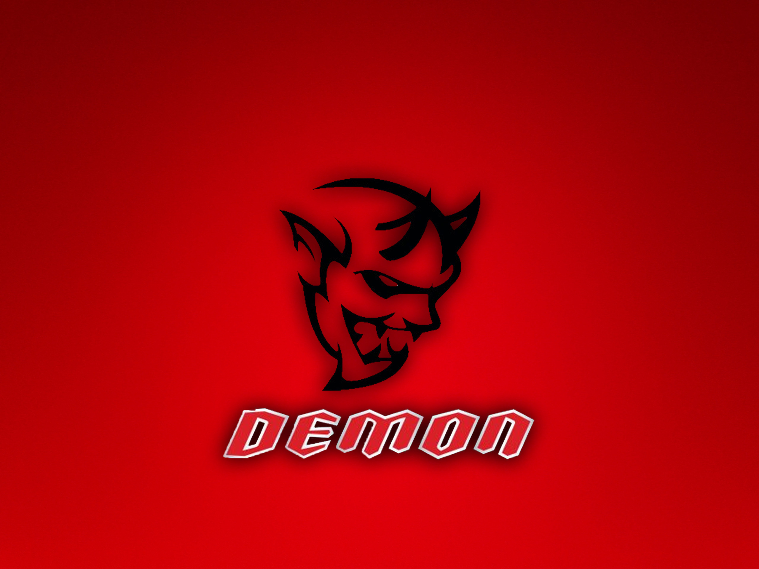 Dodge Challenger Demon Logo Wallpaper By Thetinychicken - Dodge Challenger Demon Logo , HD Wallpaper & Backgrounds