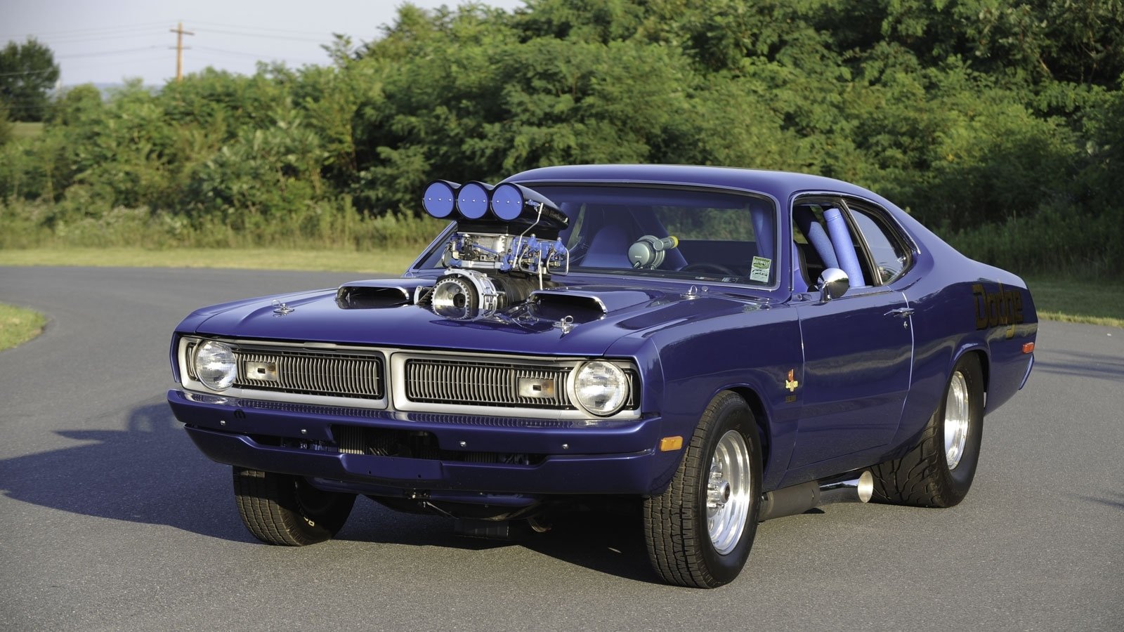 Wallpapers Id - - Supercharged 1972 Dodge Demon , HD Wallpaper & Backgrounds