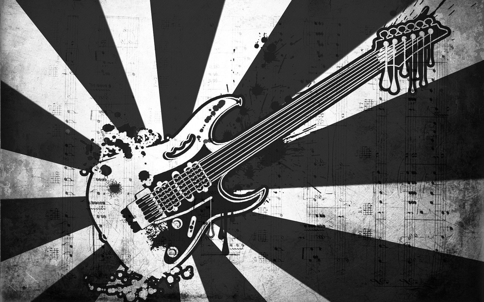 Black - Electric Guitar Art , HD Wallpaper & Backgrounds