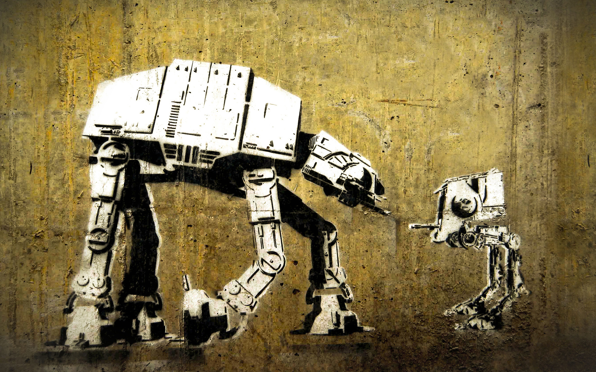 Manly Wallpaper - Banksy Star Wars , HD Wallpaper & Backgrounds