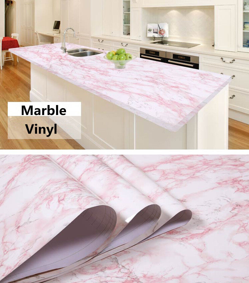 Pink Marble Vinyl Wallpaper Waterproof Vinyl Self Adhesive - Diy Vinyl Marble Counters , HD Wallpaper & Backgrounds
