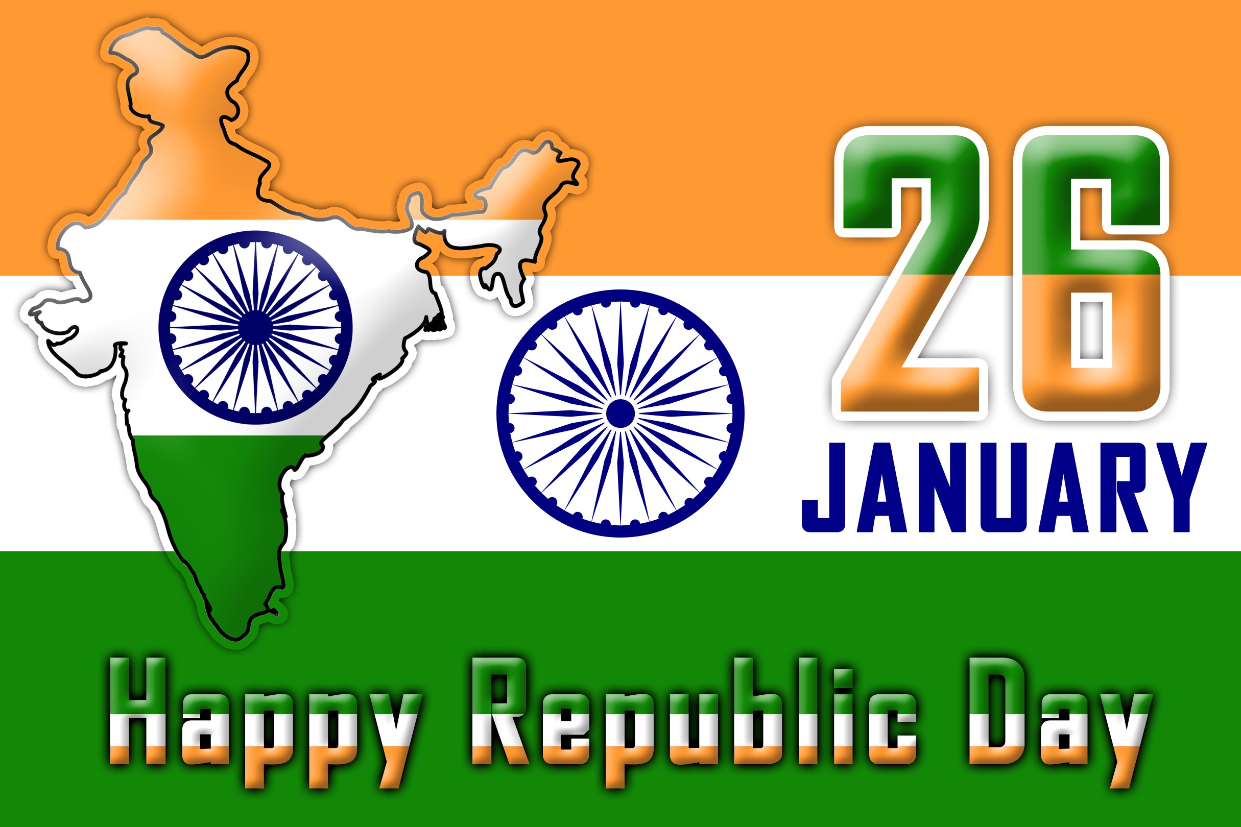 Republic Day Images - Republic Day India 2017 , HD Wallpaper & Backgrounds