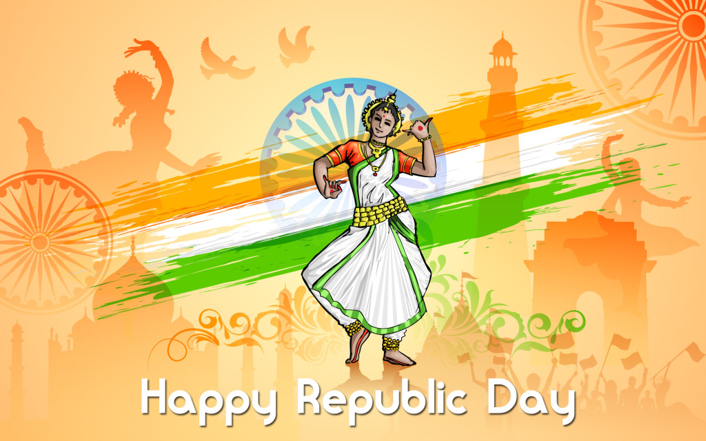 Download Happy Republic Day India Hd Wallpaper Hd Free - Ek Bharat Shreshtha Bharat Painting , HD Wallpaper & Backgrounds
