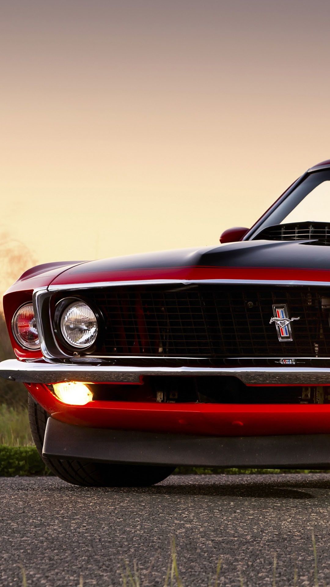 Red Ford Mustang Boss 302 Iphone 6 Plus Hd Wallpaper - Car Background Hd Png , HD Wallpaper & Backgrounds