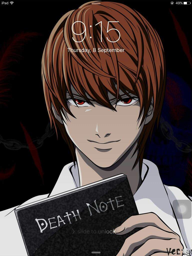 Light Yagami Is My Ipad Wallpaper - Light Yagami With Death Note , HD Wallpaper & Backgrounds