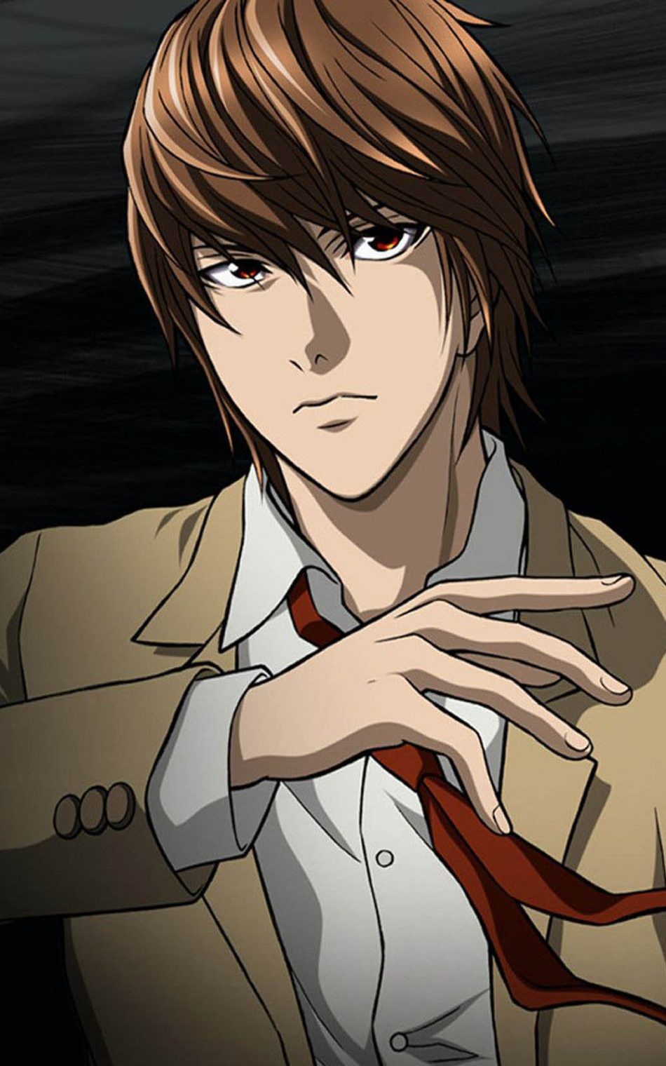 Yagami Light Hd Mobile Wallpaper - Light Death Note Characters , HD Wallpaper & Backgrounds