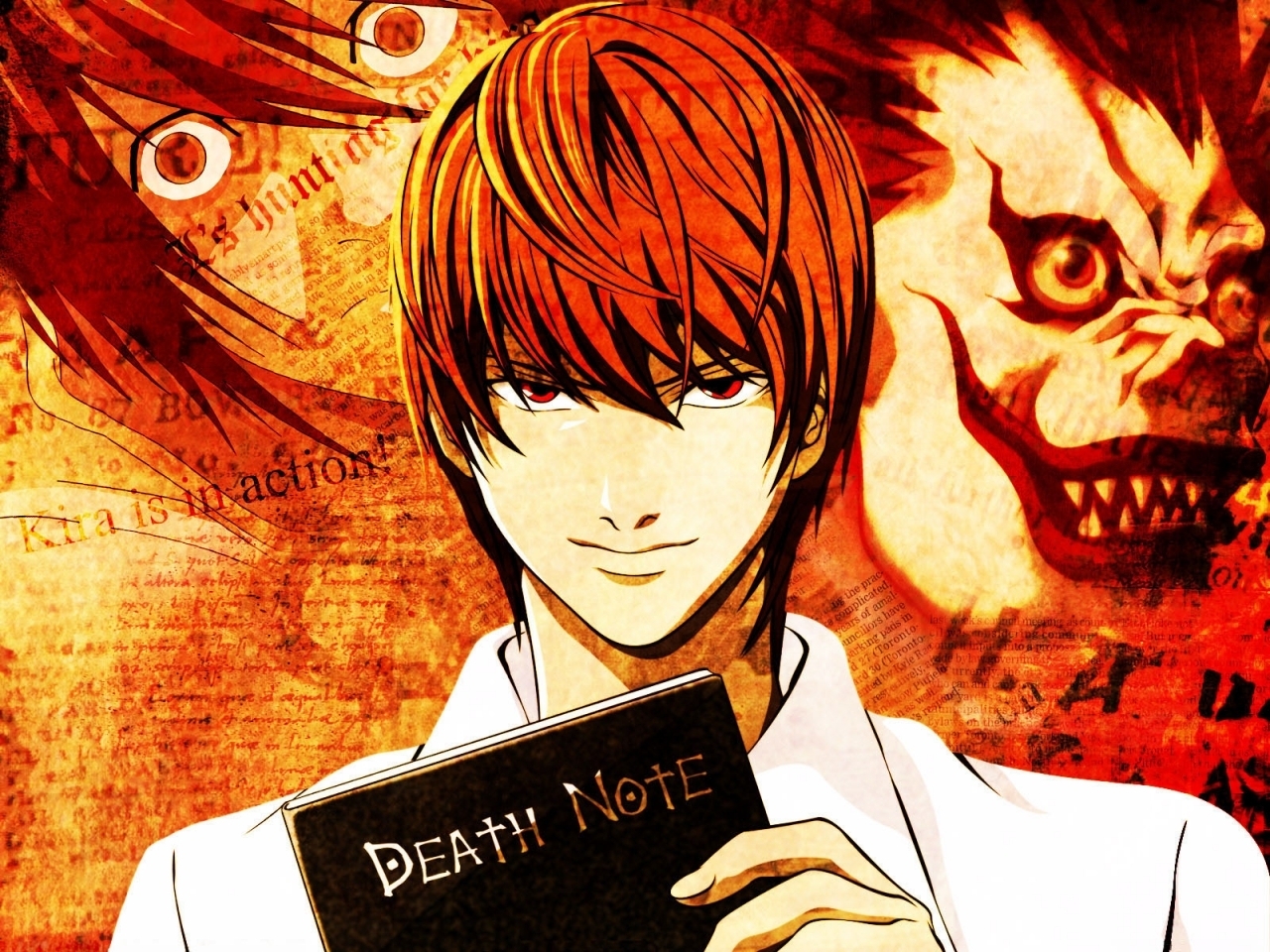 Light - Kira - Light Yagami Death Note Hd , HD Wallpaper & Backgrounds