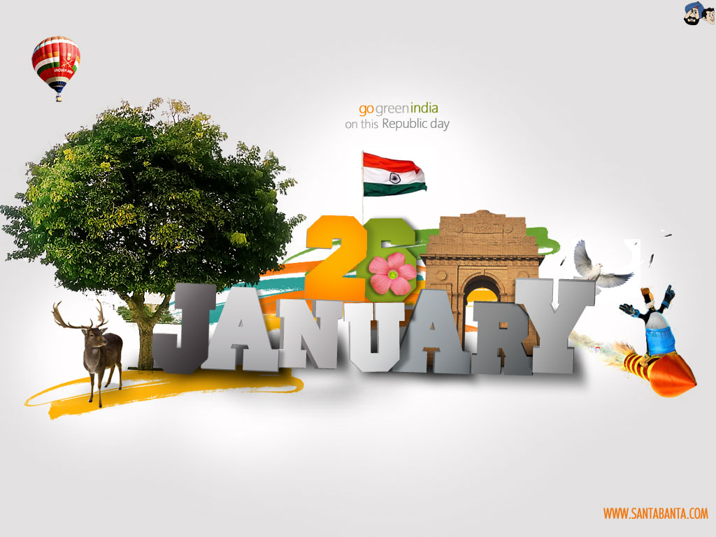 January 26 2018 Republic Day , HD Wallpaper & Backgrounds