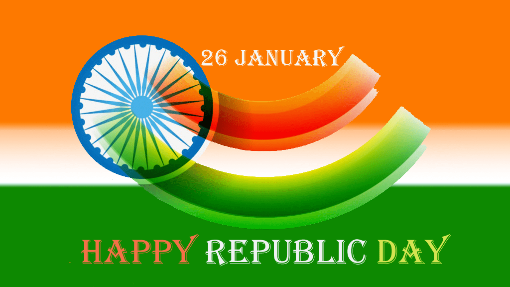26 January Happy Republic Day Wallpaper Greetings Pictures - 26 January Republic Day Greetings , HD Wallpaper & Backgrounds