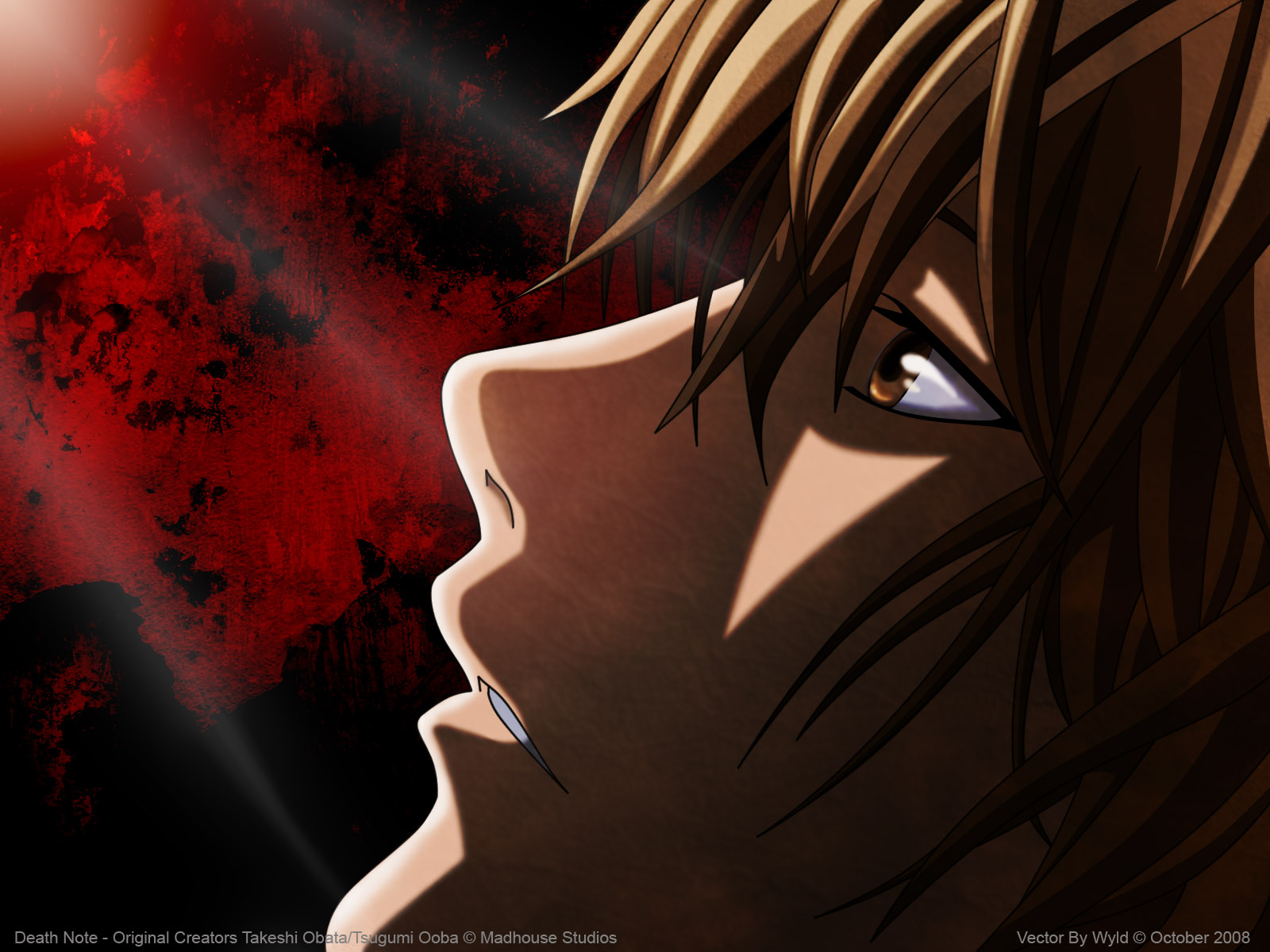 Death Note Light Dies - Light Yagami Death Art , HD Wallpaper & Backgrounds