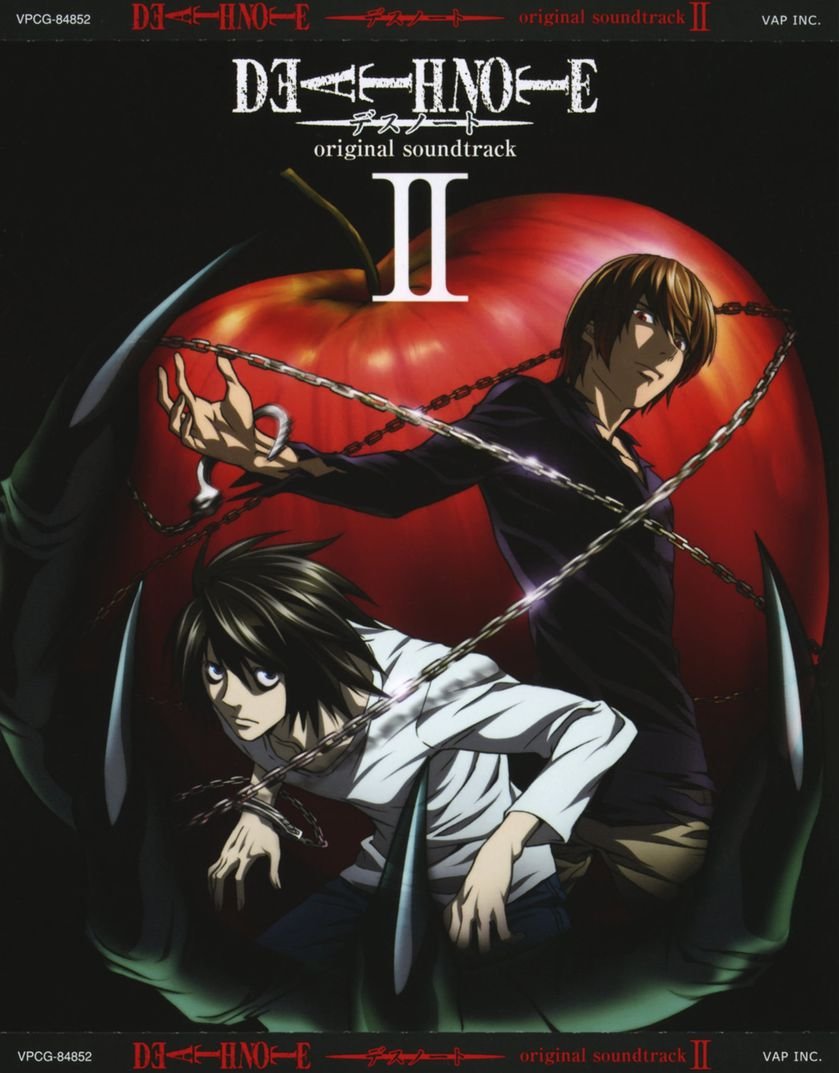 Xxw Artwork Death Note Poster Light Yagami/l Lawliet/misa - Death Note Ost Cover , HD Wallpaper & Backgrounds