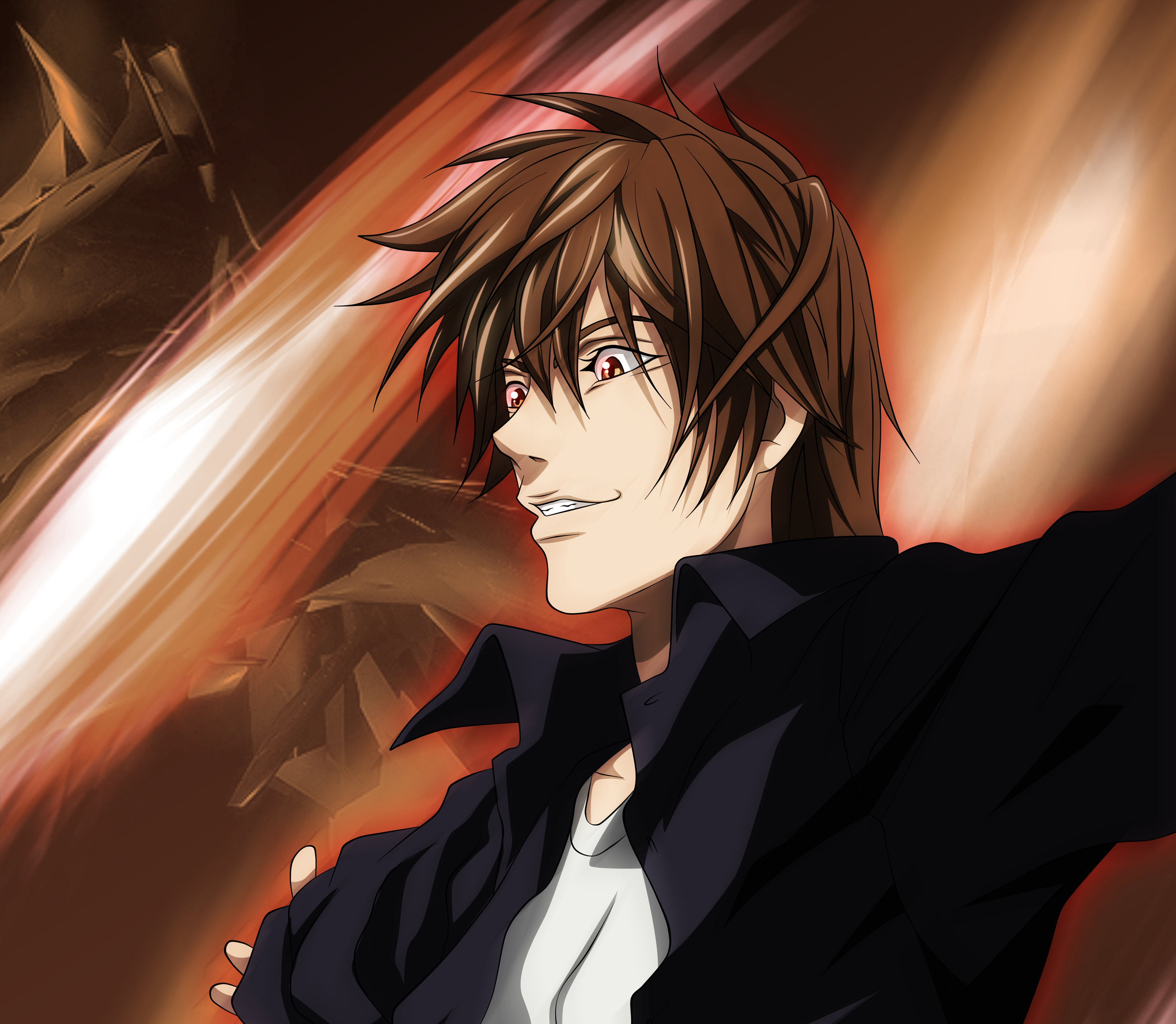 Light Yagami Wallpaper And Background - Anime , HD Wallpaper & Backgrounds