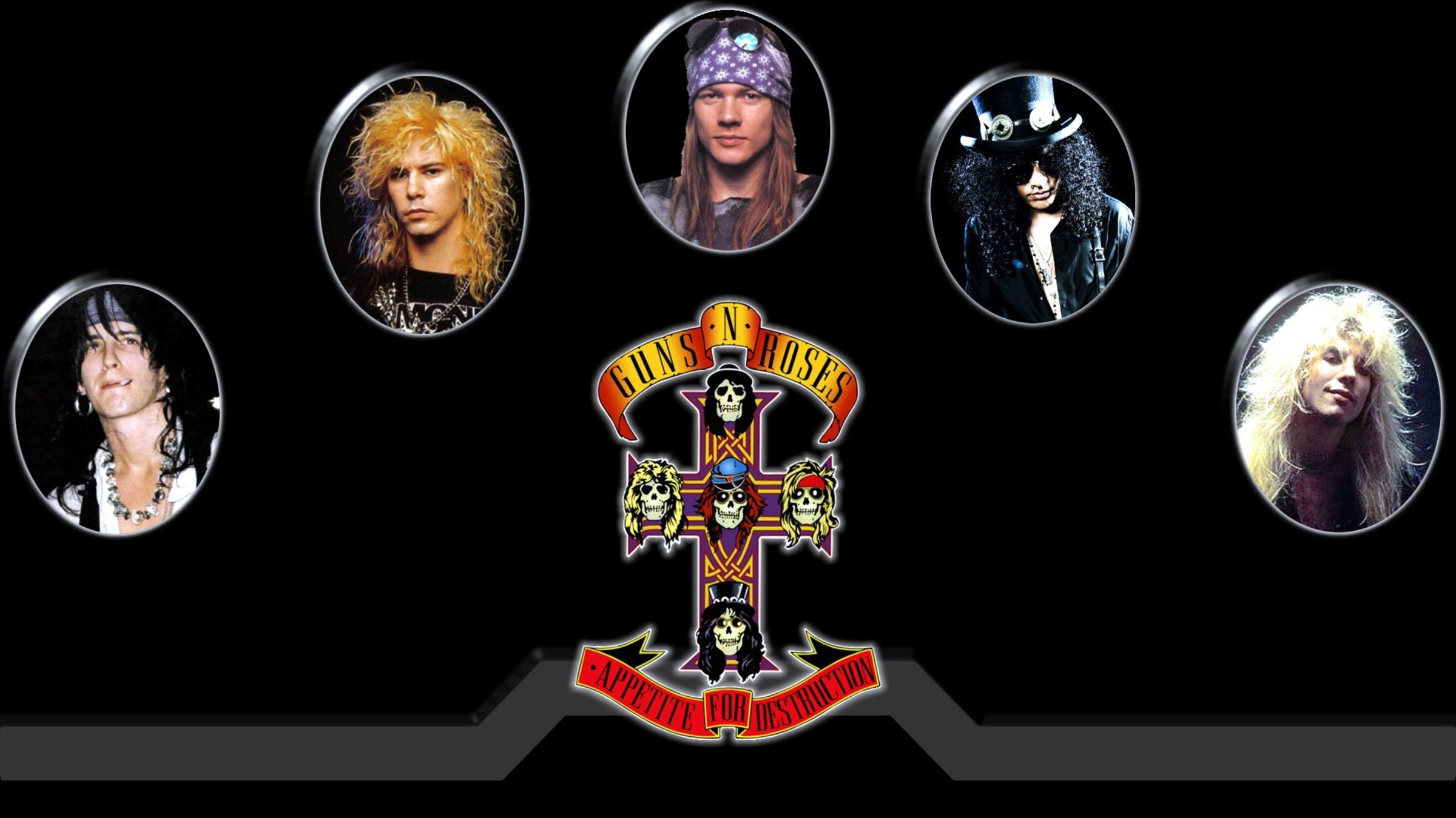 Duff Mckagan Guns N Roses Izzy Stradlin Wallpaper - Guns N Roses Wallpaper Pc , HD Wallpaper & Backgrounds