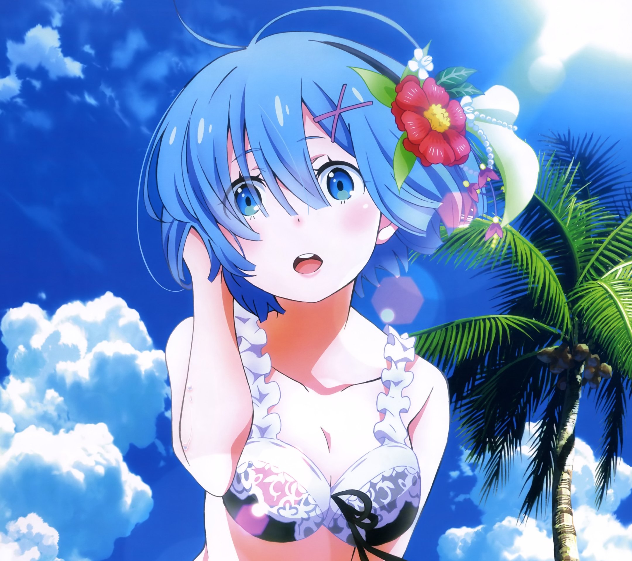 Re Zero Rem Rem Re Zero 4k Hd Wallpaper Backgrounds Download