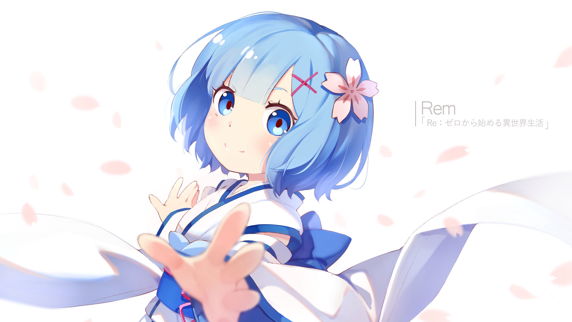 Wallpaper Rem, Re Zero, Girl, Anime - Young Rem And Ram , HD Wallpaper & Backgrounds