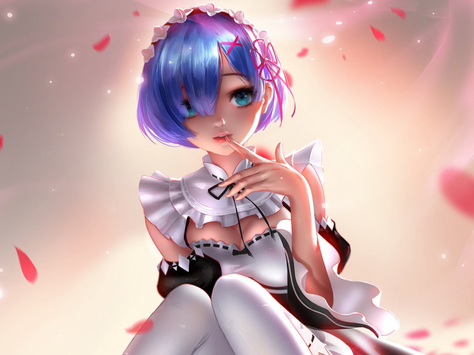 Hot, Rem, Re - Hd Anime Re Zero Rem , HD Wallpaper & Backgrounds