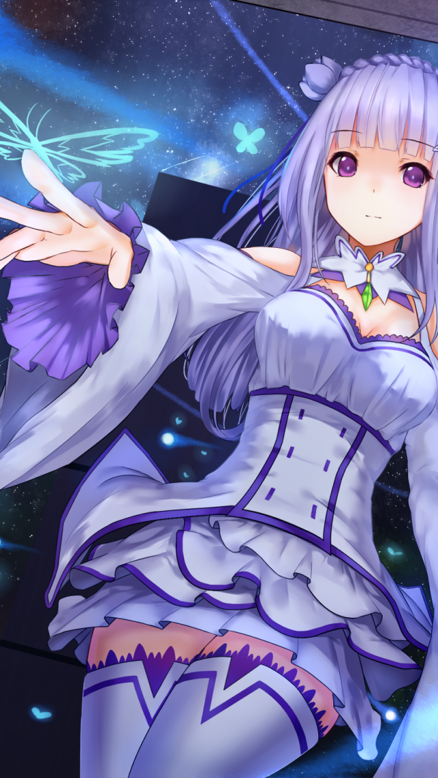 Re - Emilia Re Zero Android , HD Wallpaper & Backgrounds