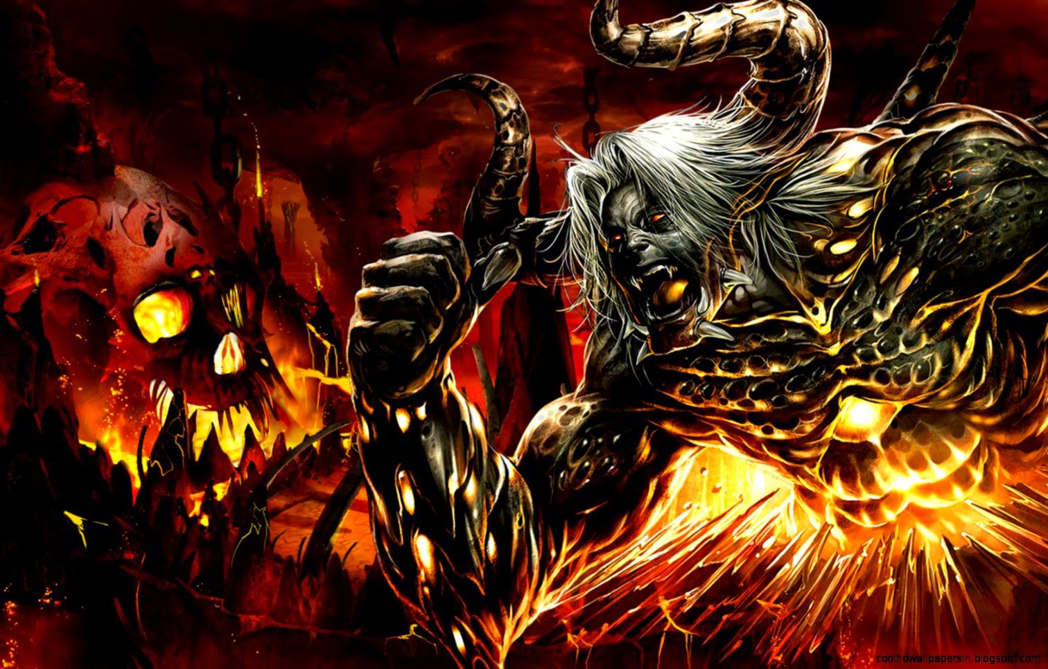 Hell Wallpaper Hd - Cool Devil Backgrounds , HD Wallpaper & Backgrounds