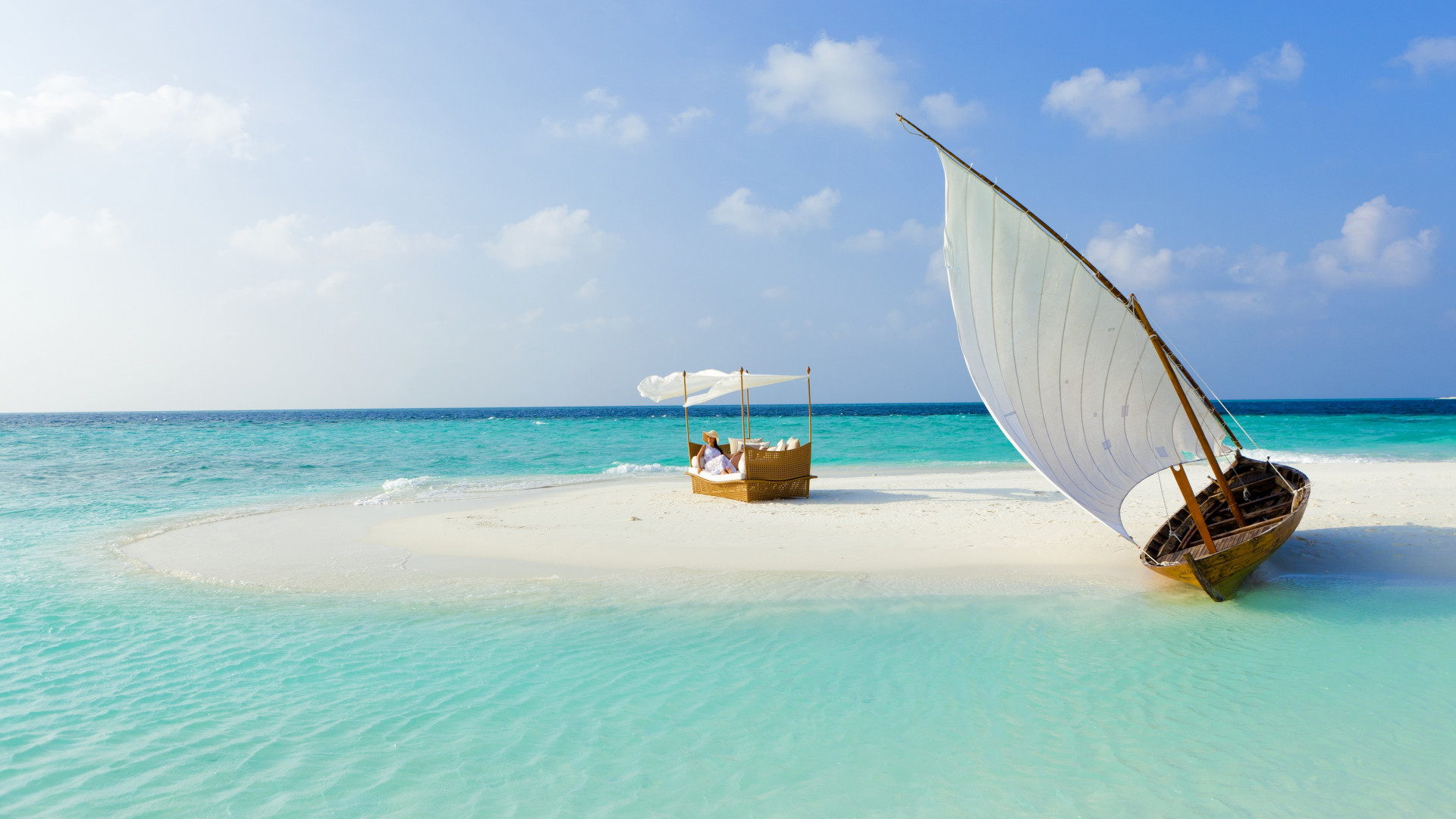 Preview Wallpaper Maldives, Beach, Tropical, Sea, Sand, - High Resolution Maldives Hd , HD Wallpaper & Backgrounds