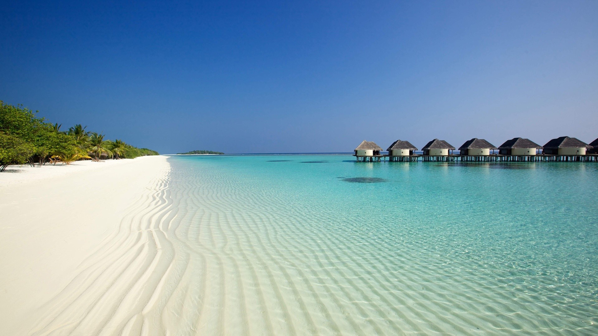 #sea, #nature, #beach, #sky, #maldives, Wallpaper - Maldives Most Beautiful Beach , HD Wallpaper & Backgrounds