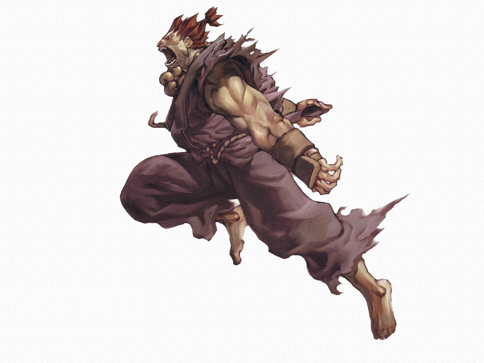 Enraged Akuma Wallpaper - Street Fighter Akuma Hd Png , HD Wallpaper & Backgrounds