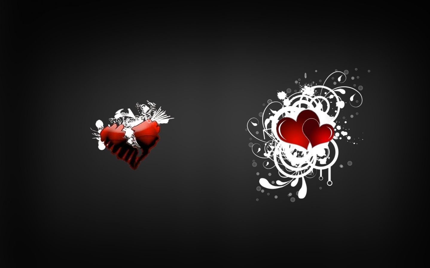 Love Broken Heart Hd Wallpapers - Windows 7 Wallpaper Black , HD Wallpaper & Backgrounds