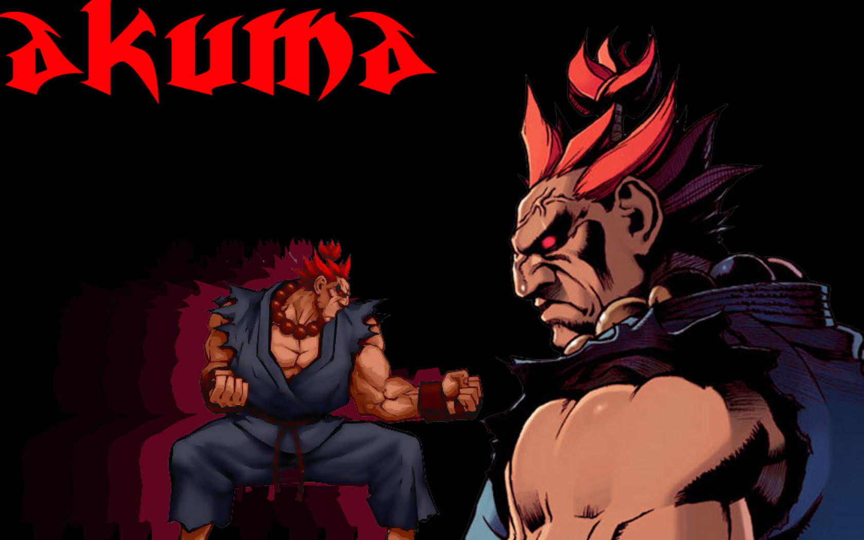 Akuma Wallpaper - Akuma Street Fighter 2 Turbo Revival , HD Wallpaper & Backgrounds