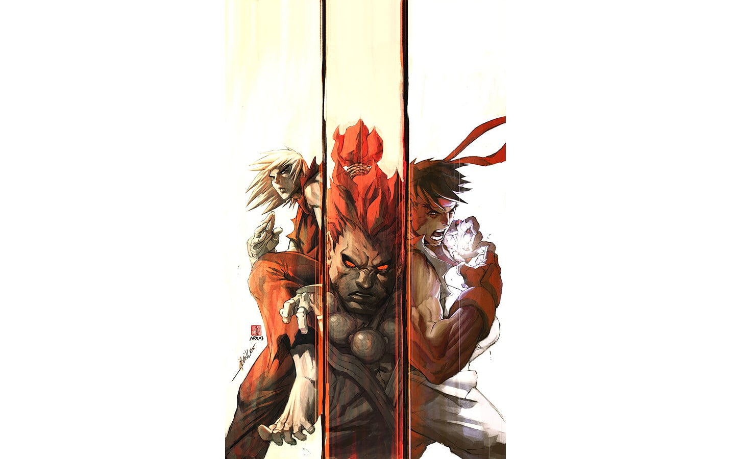 Game Digital Wallpaper, Street Fighter, Akuma Hd Wallpaper - Street Fighter Wallpaper Iphone , HD Wallpaper & Backgrounds