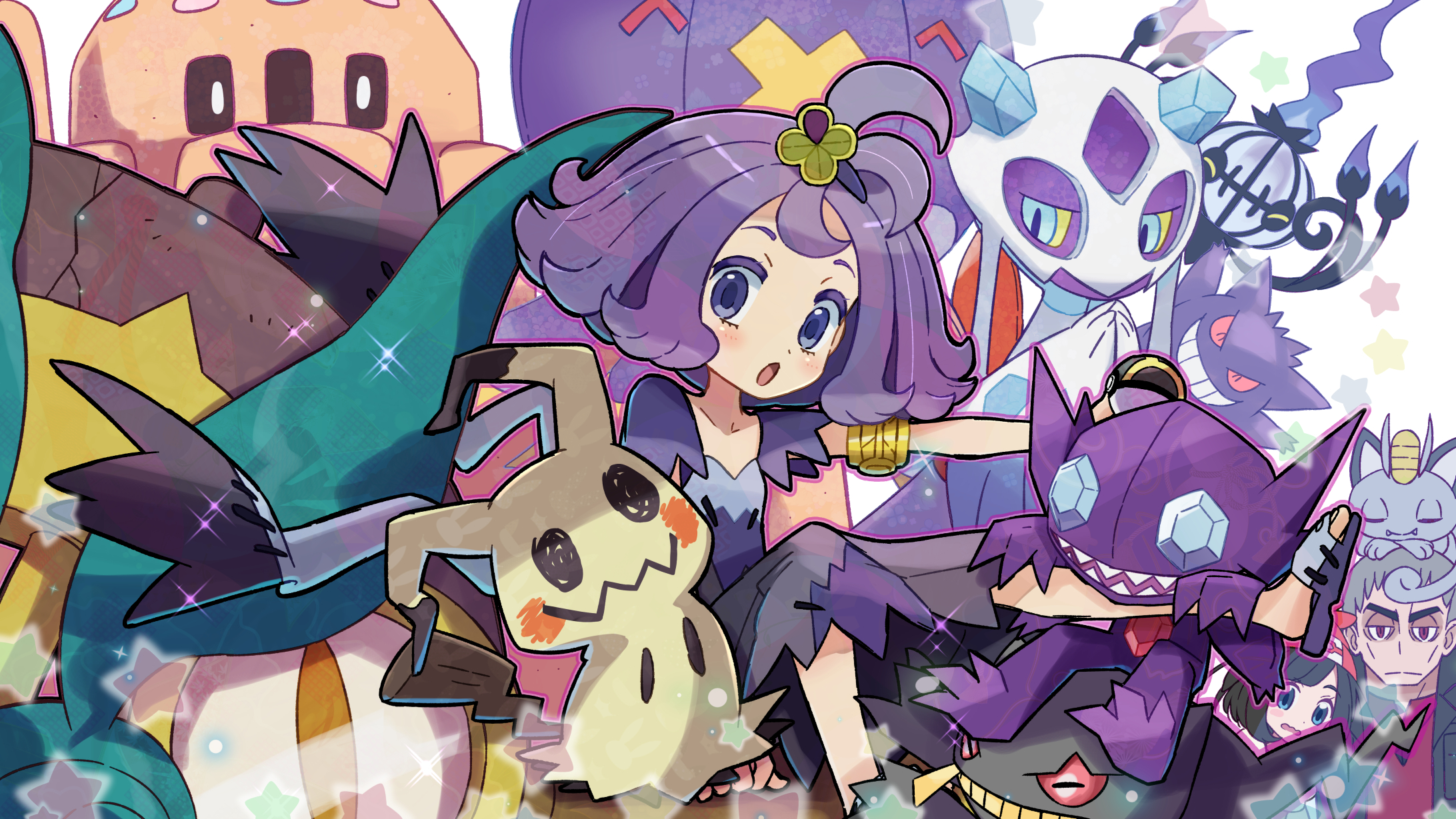 Drifblim , Sableye , Chandelure , Mimikkyu - Best Pokemon Tcg Playmats , HD Wallpaper & Backgrounds