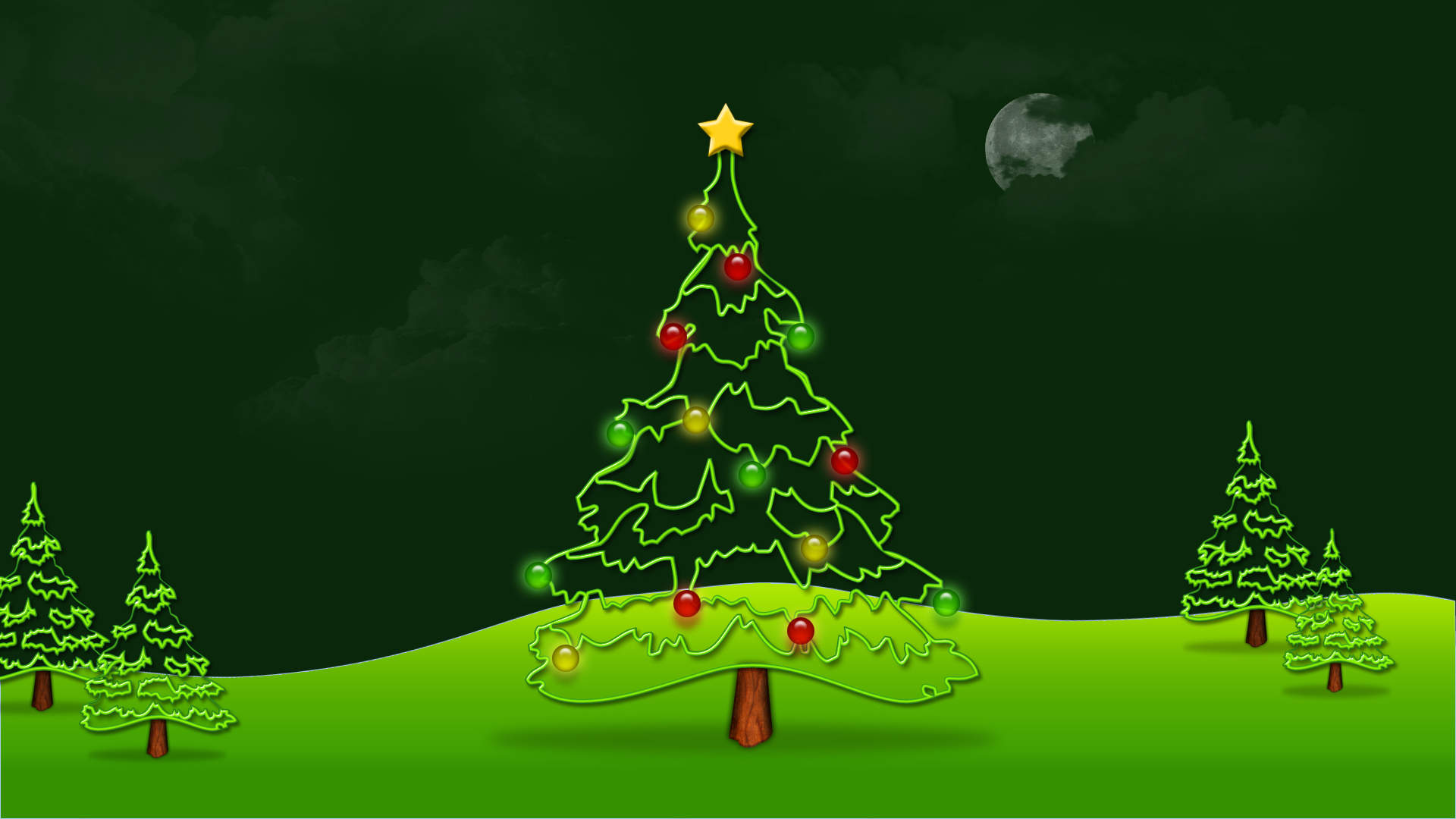 Wallpaper Hd Hari Natal - Animated Christmas Wallpaper Hd , HD Wallpaper & Backgrounds