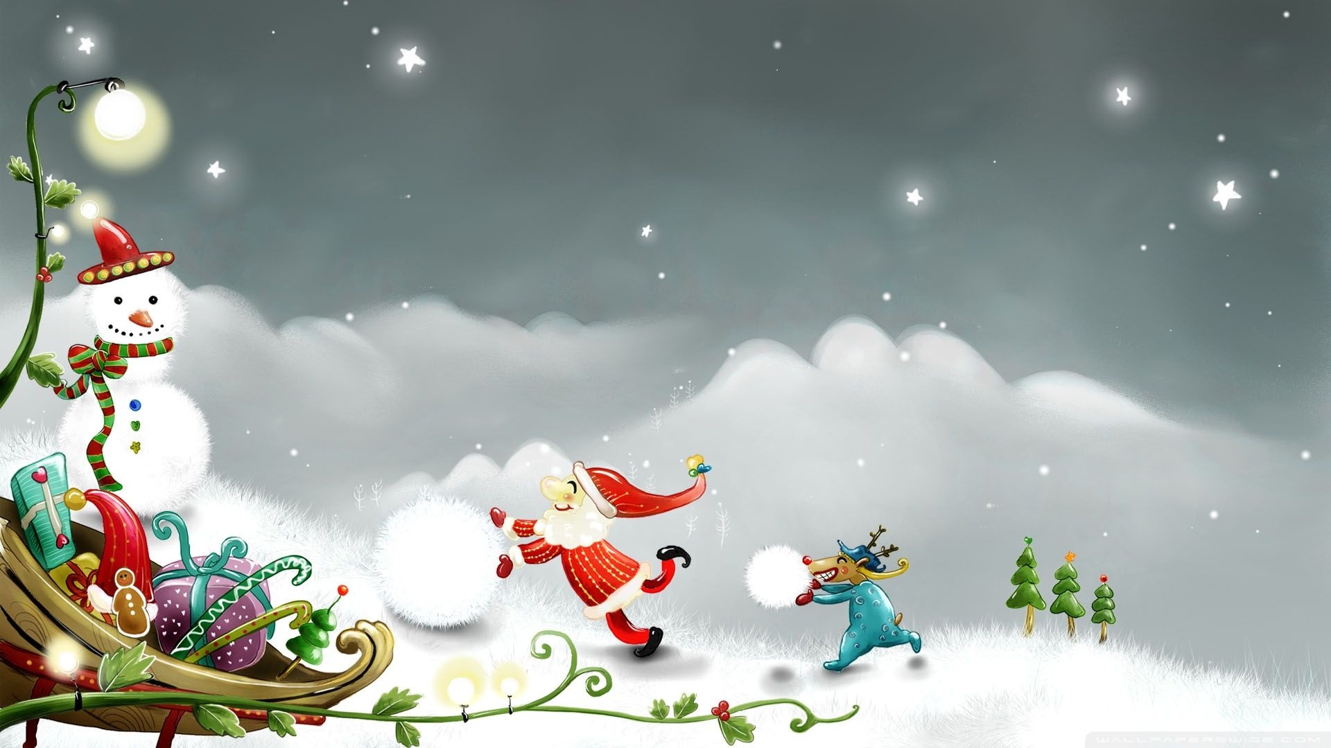 Free Animated Christmas Wallpaper For Android - Free Christmas Wallpaper Backgrounds , HD Wallpaper & Backgrounds