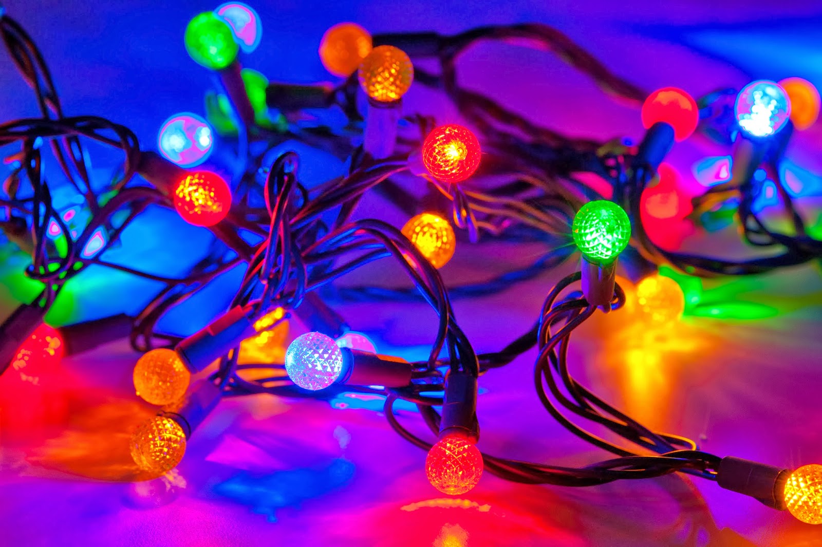 Christmas - Christmas Lights Tumblr Background , HD Wallpaper & Backgrounds