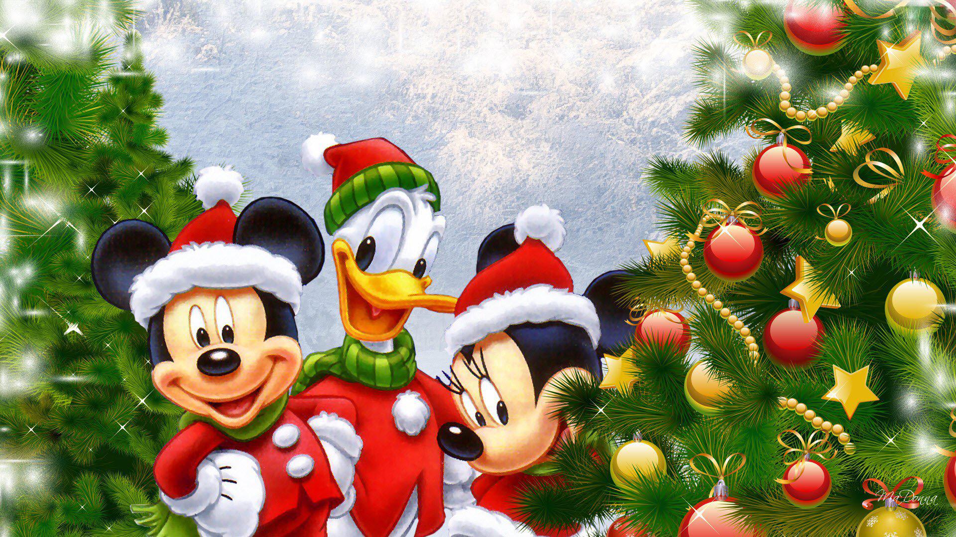 Wallpaper Natal - Disney Wallpaper Christmas , HD Wallpaper & Backgrounds