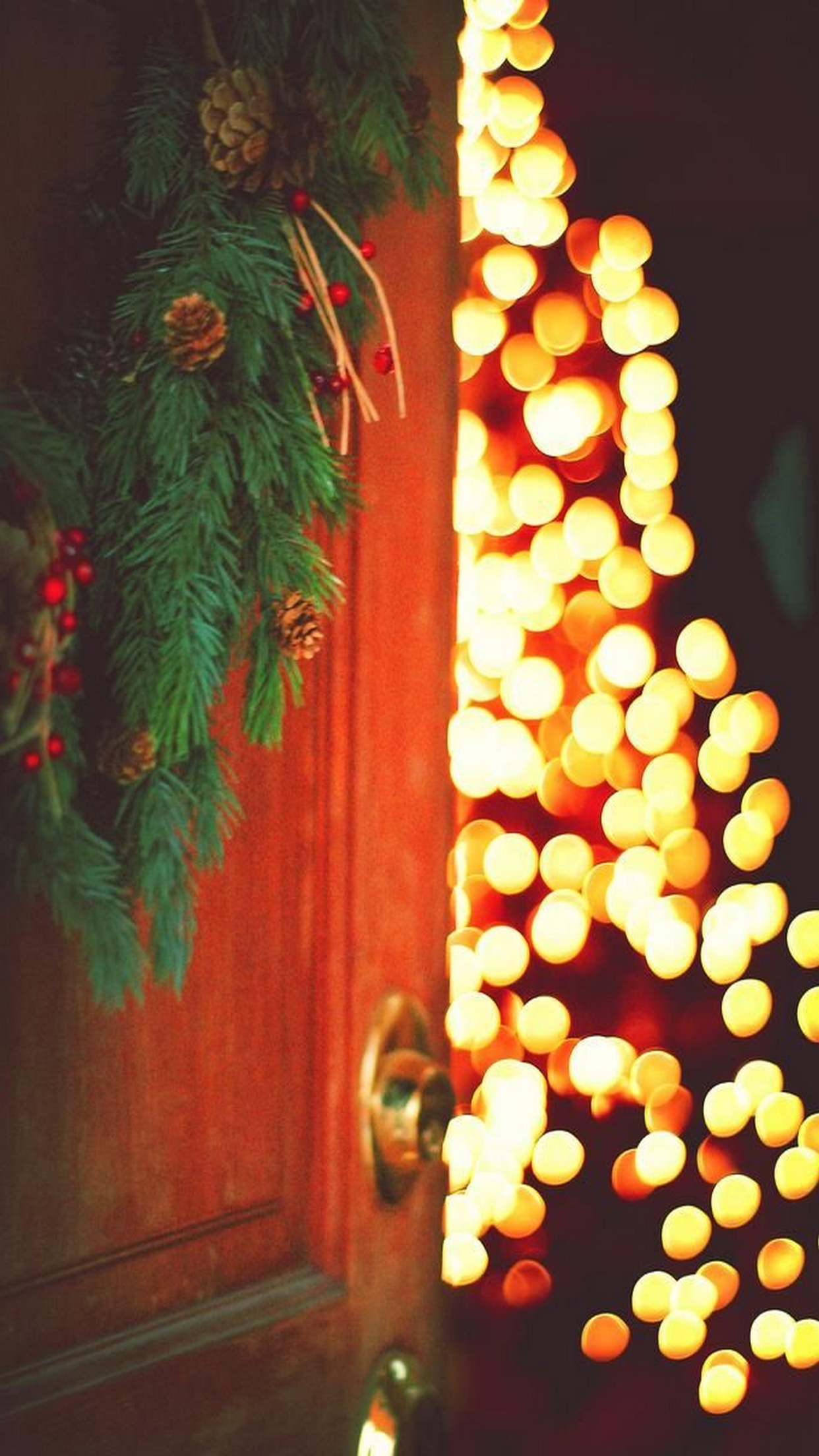 Christmas Wallpaper Tumblr Iphone 765494 - Christmas Lights Iphone Wallpaper Hd , HD Wallpaper & Backgrounds