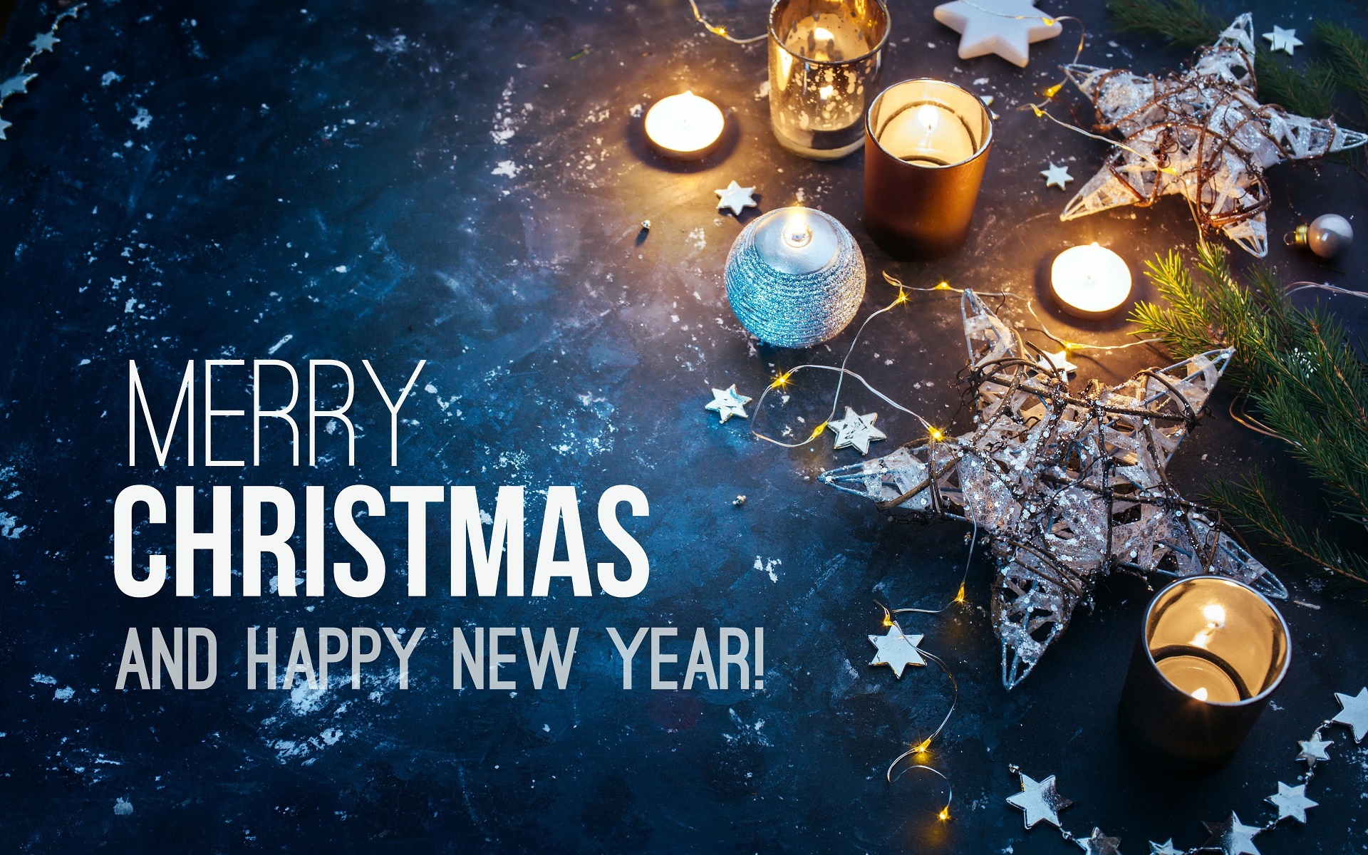 Christmas And A New Year Wishes , HD Wallpaper & Backgrounds